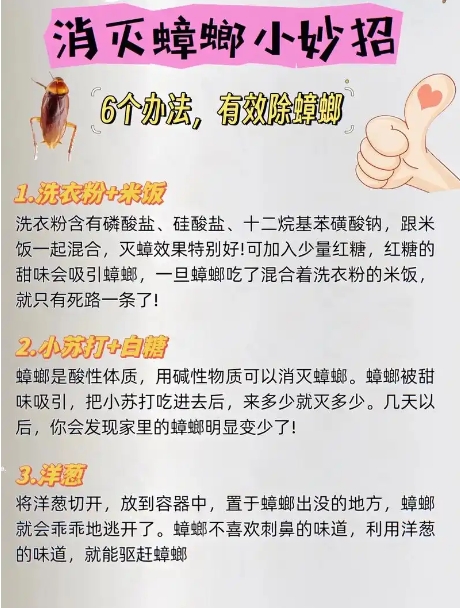 怎样消灭抗药改性的蟑螂